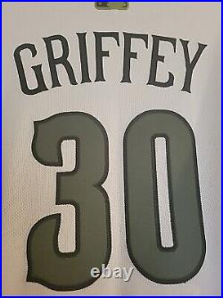 Majestic Cincinnati Reds Memorial Day Ken Griffey Jr Team Issued Game Jersey