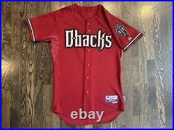 Majestic Cool Base ARIZONA DIAMONDBACKS Team Issued Game Jersey Custom Size 40