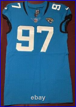 Malik Jackson Jacksonville Jaguars NFL Team Issued Game Jersey (Tennessee)