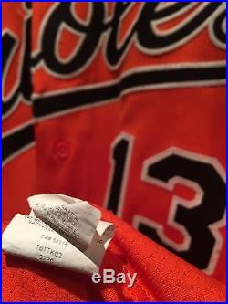 Manny Machado Game Used Jersey, Orioles, Spring Training 2016! COA Issued MLB