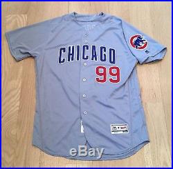 Manny Ramirez Game Issued Used Worn Chicago Cubs Jersey World Series 2016 Mlb