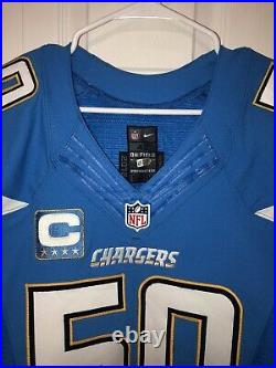 Manti Teo 2016 Game Issued San Diego Chargers Nike Jersey With Captain Badge