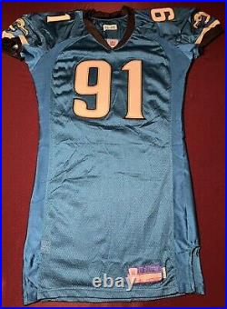 Marco Coleman Jacksonville Jaguars NFL Team Issued Teal Game Jersey (GA Tech)