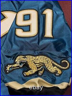 Marco Coleman Jacksonville Jaguars NFL Team Issued Teal Game Jersey (GA Tech)