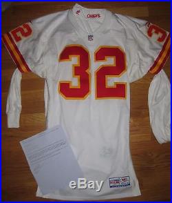 Marcus Allen 1997 Game Used Worn Jersey Chiefs Miedema LOA SZ 40 Pro Issue Cut