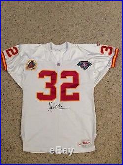 Marcus Allen signed game used game issued jersey