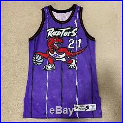 Marcus Camby Toronto Raptors Champion Jersey Game Issued Size 48 Length +3