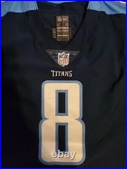 Marcus Mariota Authentic Tennessee Titans Game Issued Jersey