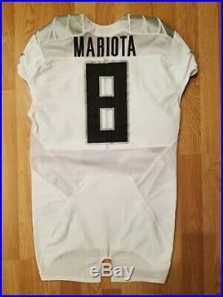 Marcus Mariota Oregon Ducks 2015 CFP Title Game Team Issued Jersey Un Worn Used
