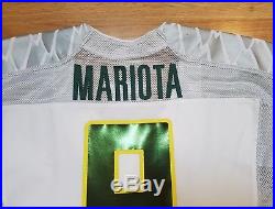 Marcus Mariota Team Issued Oregon Ducks Game Jersey Nike Signed Un Worn Used COA