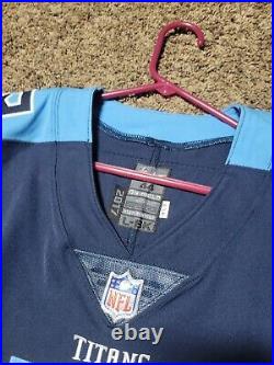 Marcus Mariota Tennessee Titans Team Issued 2017 Nike NFL Jersey Sz 44 Game