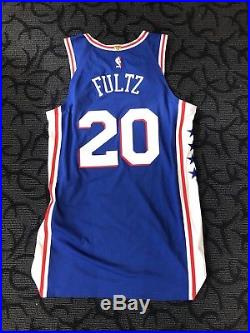 Markelle Fultz Philadelphia 76ers Game-Issued Jersey Fanatics NBA Worn
