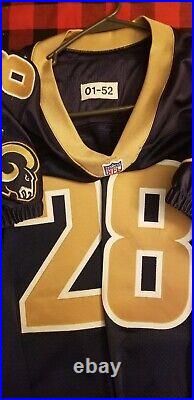 Marshall Faulk 2000 Game/Team Issued Puma St. Louis Rams Jersey