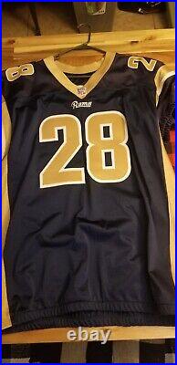 Marshall Faulk 2000 Game/Team Issued Puma St. Louis Rams Jersey