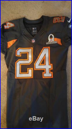 Marshawn Lynch Pro Bowl jersey game issued coa + Proof! Seahawks Beast Mode Rare