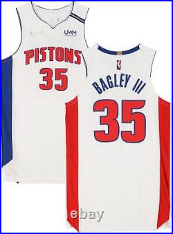 Marvin Bagley III Detroit Pistons Player-Issued #35 White Jersey Item#12807410