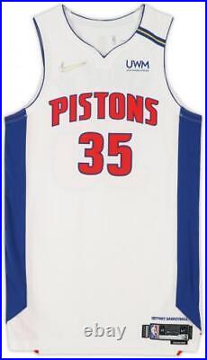 Marvin Bagley III Detroit Pistons Player-Issued #35 White Jersey Item#12807410