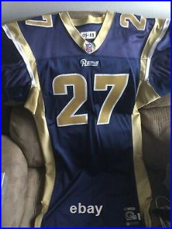 Matt Bowen team issued game used St. Louis Rams jersey Rookie 2001 Reebok LA