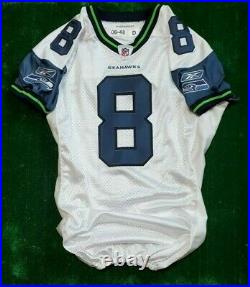 Matt Hasselbeck Game Issued Autographed Signed Seattle Seahawks White Jersey