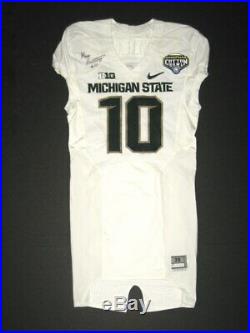 Matt Morrissey Game Issued White Michigan State Spartans 2015 Cotton Bowl Jersey