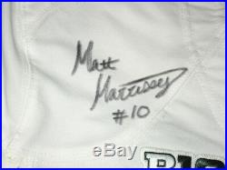 Matt Morrissey Game Issued White Michigan State Spartans 2015 Cotton Bowl Jersey