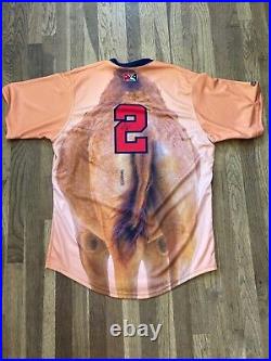 Mauricio Dubon Game Issued Portland Sea Dogs Camel Hump Day Specialty Jersey