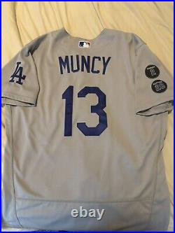 Max Muncy Los Angeles Dodgers Team Issued Jersey 2021 MLB Auth