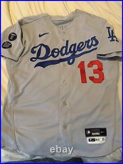 Max Muncy Los Angeles Dodgers Team Issued Jersey 2021 MLB Auth