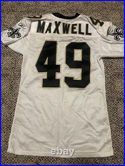Maxwell 2007 New Orleans Saints #49 Game Issued Jersey Kentucky Team