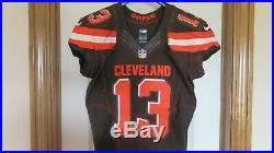 McCown Cleveland Browns Game Used Issued Jersey, also Odell Beckham Jr's number