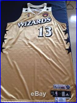 MeiGray DeMarr Johnson Euro game issued procut jersey Wizards with LOA