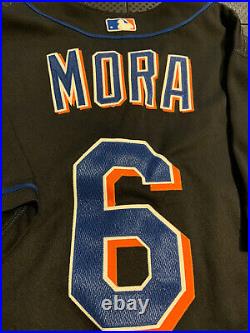 Melvin Mora Mets game used/issued 2000 jersey