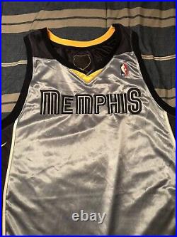 Memphis Grizzlies Alternate Game Jersey Team Issued Rare 2009/10 Sewn Iverson