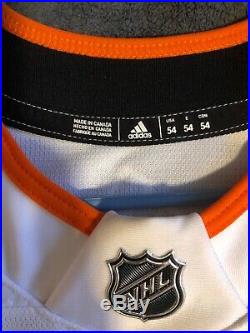 MiC Game Used Team Issued Philadelphia Flyers Adidas Away Jersey #46 Vorobyev 56