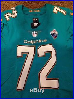 Miami Dolphins Game Issued Jersey London Coa Eric Smith 10/1/17