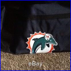 Miami Dolphins Game Team Player Issued Used Equipment Jersey Bag #61