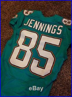 Miami Dolphins Greg Jennings Game Issued Jersey 85