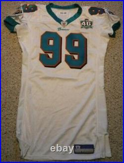 Miami Dolphins Jason Taylor Jersey 2005 Dolphins Game Jersey Game Issue Jersey
