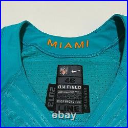 Miami Dolphins Nike Team Issued #68 Browning Game Used Worn Football Jersey NFL