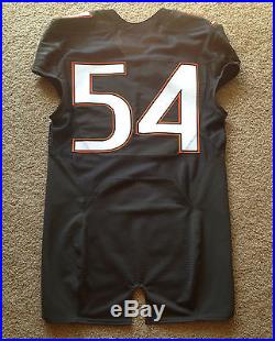 Miami Hurricanes Nike Elite Authentic Game Worn Used Issued Smoke Jersey 42