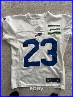 Micah Hyde 2017 Buffalo Bills Practice Team Issued/Team Used Jersey Bills COA