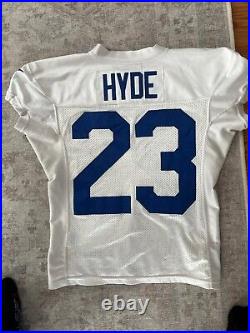 Micah Hyde 2017 Buffalo Bills Practice Team Issued/Team Used Jersey Bills COA