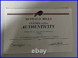 Micah Hyde 2017 Buffalo Bills Practice Team Issued/Team Used Jersey Bills COA