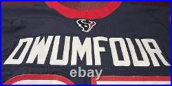 Michael Dwumfour Houston Texans NFL Authentic Team Issued Game Jersey (Rutgers)