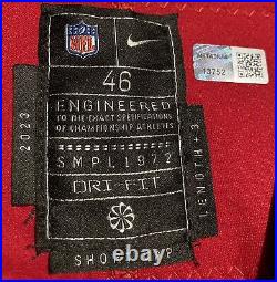 Michael Dwumfour Houston Texans NFL Team Issued Battle Red Game Jersey (Rutgers)