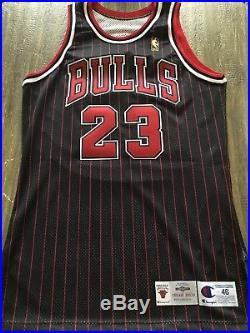 Michael Jordan 1996 Game Issued Champion Pro Autographed Gold Logo Jersey Uda