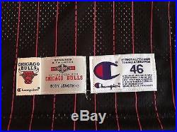 Michael Jordan 95-96 Chicago Bulls Game Issued Jersey Sz 46+3