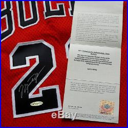 Michael Jordan UDA Upper Deck Signed Autograph Champion Game Issued Jersey 96-97