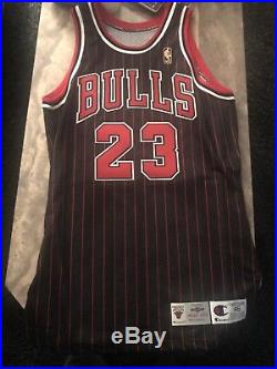 Michael Jordan UDA Upper Deck Signed Autograph Champion Game Issued Jersey GOLD