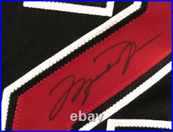 Michael Jordan Upper Deck / Psa Dna Game Issued Autographed Alternate Jersey